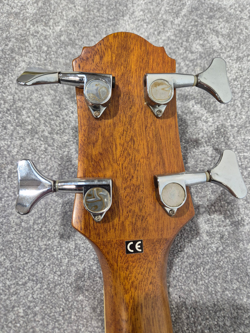 Crafter BA400EQL - Acoustic Bass Guitar - Left-Handed - Soft Bag - Image 8