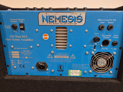 Eden Nemesis NC 250 - Bass Combo Amplifier - Black/Blue