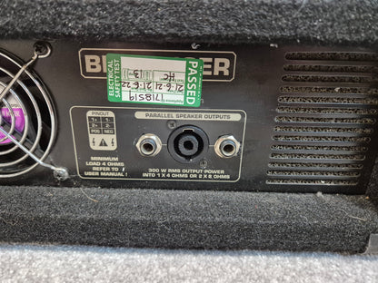 Behringer Ultrabass BX3000T - 300 Watt Bass Amplifier