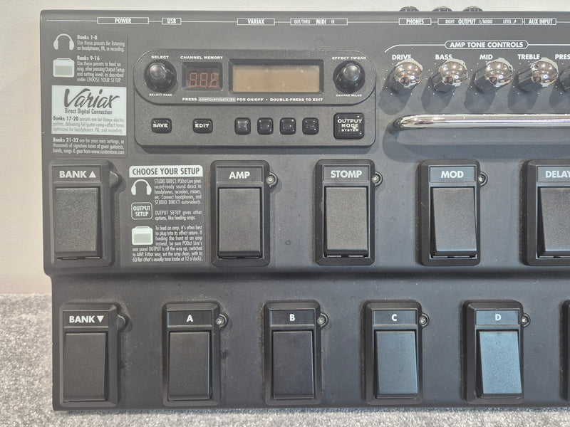 Line 6 POD XT Live - Multi-Effect and Amp Modeler Pedalboard With Soft bag - Image 8