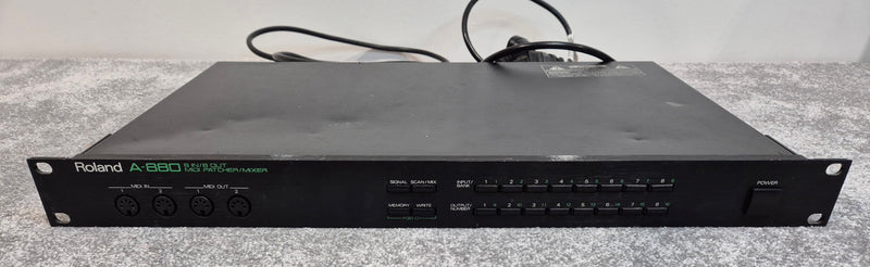 Roland A-880 MIDI Programmable Patcher / Mixer - Rack Mounted - Image 1