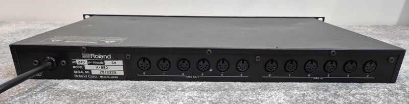 Roland A-880 MIDI Programmable Patcher / Mixer - Rack Mounted - Image 11