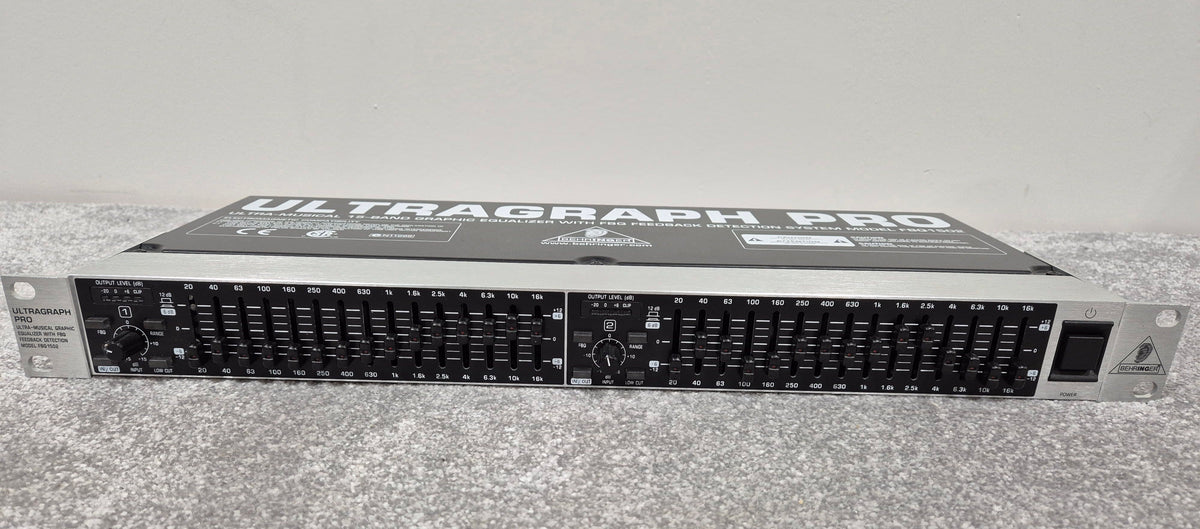 Behringer FBQ1502 Ultragraph Pro - 15-Band Stereo Graphic Equalizer