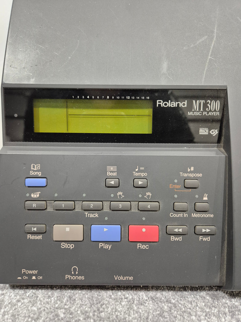 Roland MT-300 - Commercial Music Player - Power Lead + Manual - Image 3