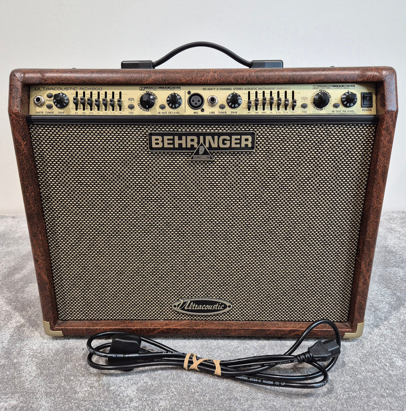 Behringer Ultracoustic ACX900 Amplifier - 2 Channel Stereo Acoustic + Footswitch - Image 1