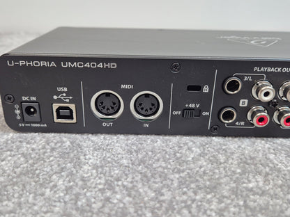 Behringer U-PHORIA UMC404HD - Audio Interface