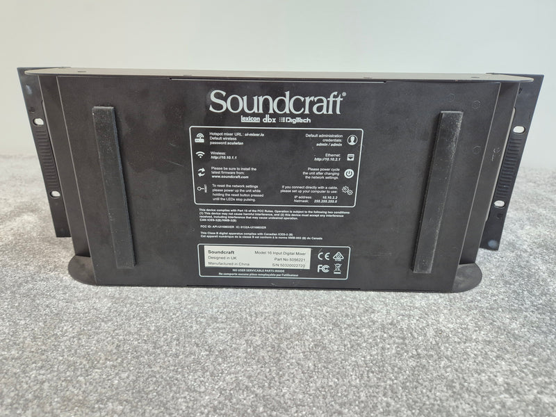 Soundcraft Ui16 - Digital Rack Mixer - WiFi - Image 5