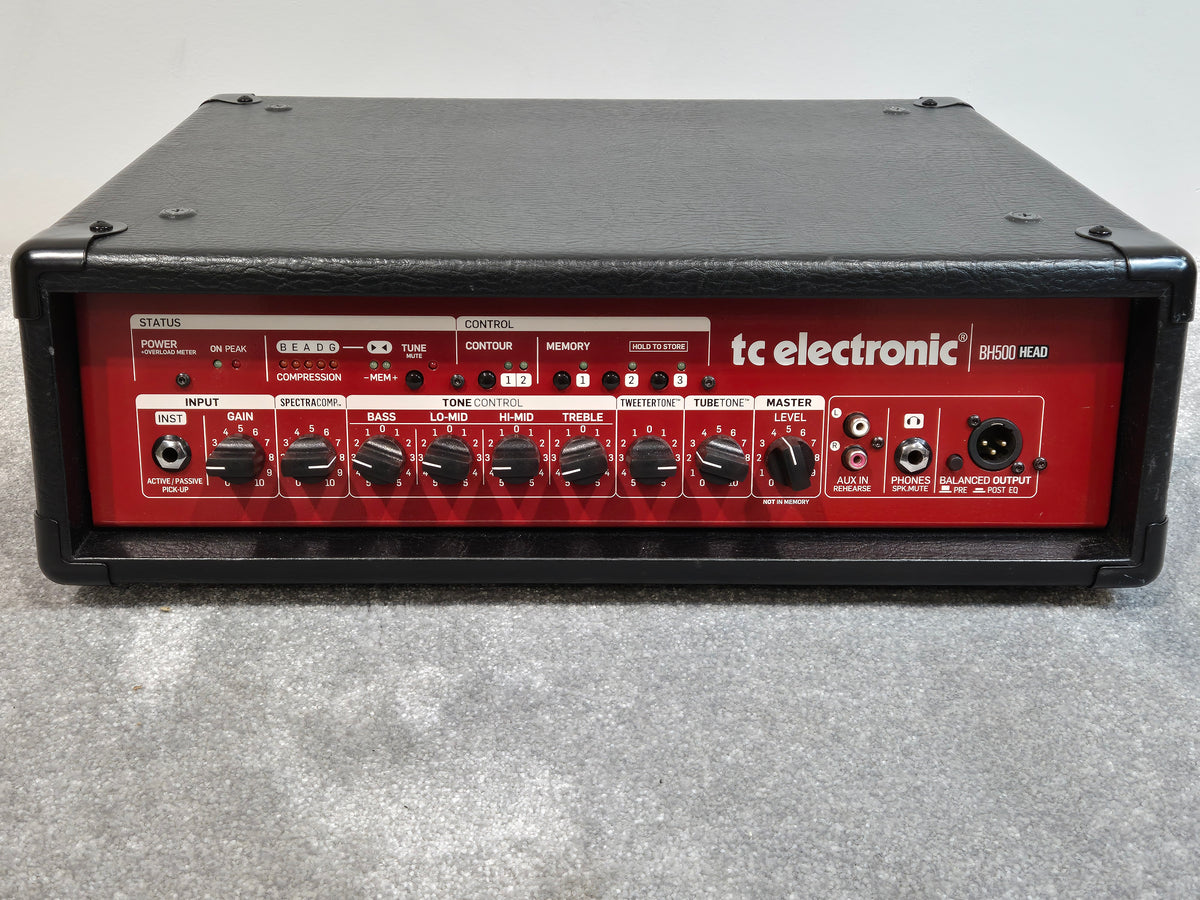 TC Electronic BH500 - 500-watt Bass Amp Head