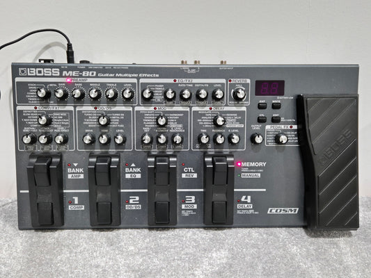 Boss ME-80 - Compact Multi-Effects Pedal - Original Box and Power Supply