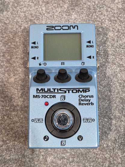 Zoom MS-70CDR - Multi-Effects Pedal with 86 Effects - With Original Box