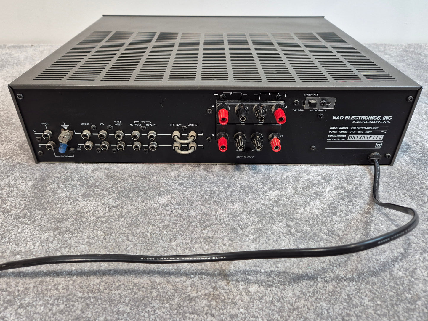 NAD 3130 Amplifier - Stereo Integrated Amplifier - 30-watts Per Channel