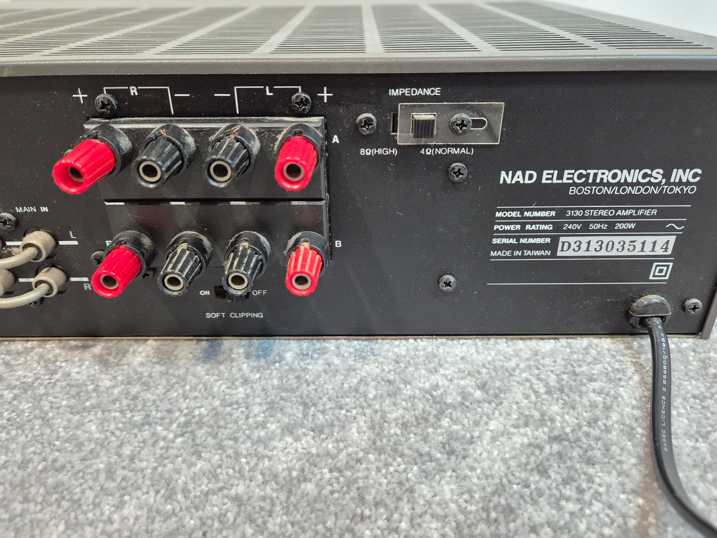 NAD 3130 Amplifier - Stereo Integrated Amplifier - 30-watts Per Channel