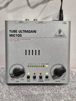 Behringer Tube Ultragain MIC100 - Tube Preamplifier with Limiter - Image 1