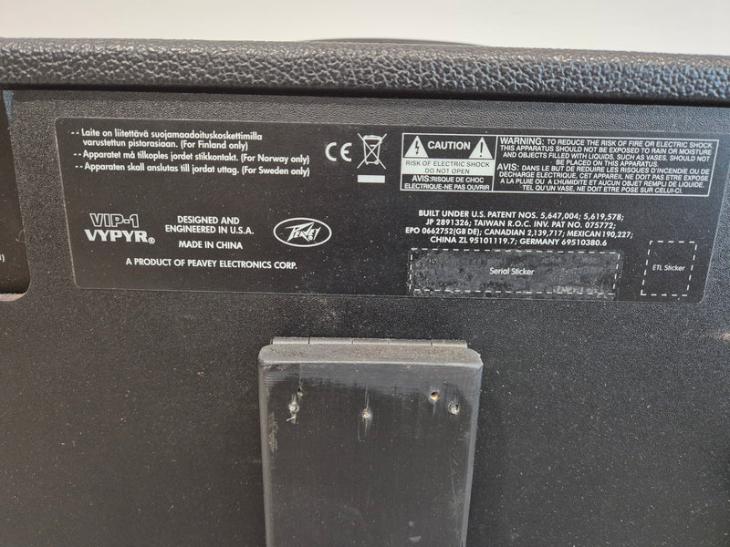 Peavey VIP-1 VYPYR - 20-watt 4-channel 1x8