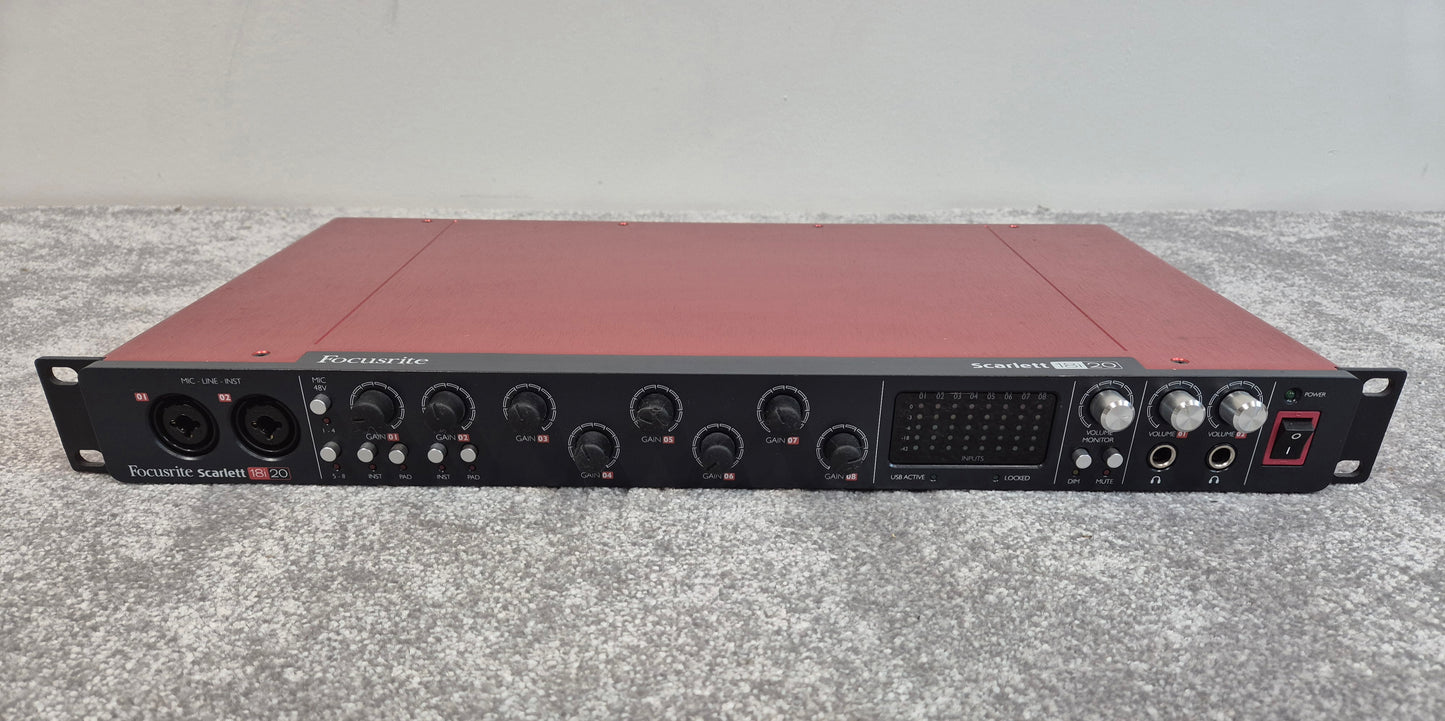 Focusrite Scarlett 18i20 - 20 Outputs Audio Interface