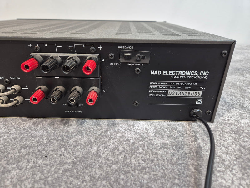 NAD 3130 Amplifier - Stereo Integrated Amplifier - 30-watts Per Channel (Fair Condition) - Image 9