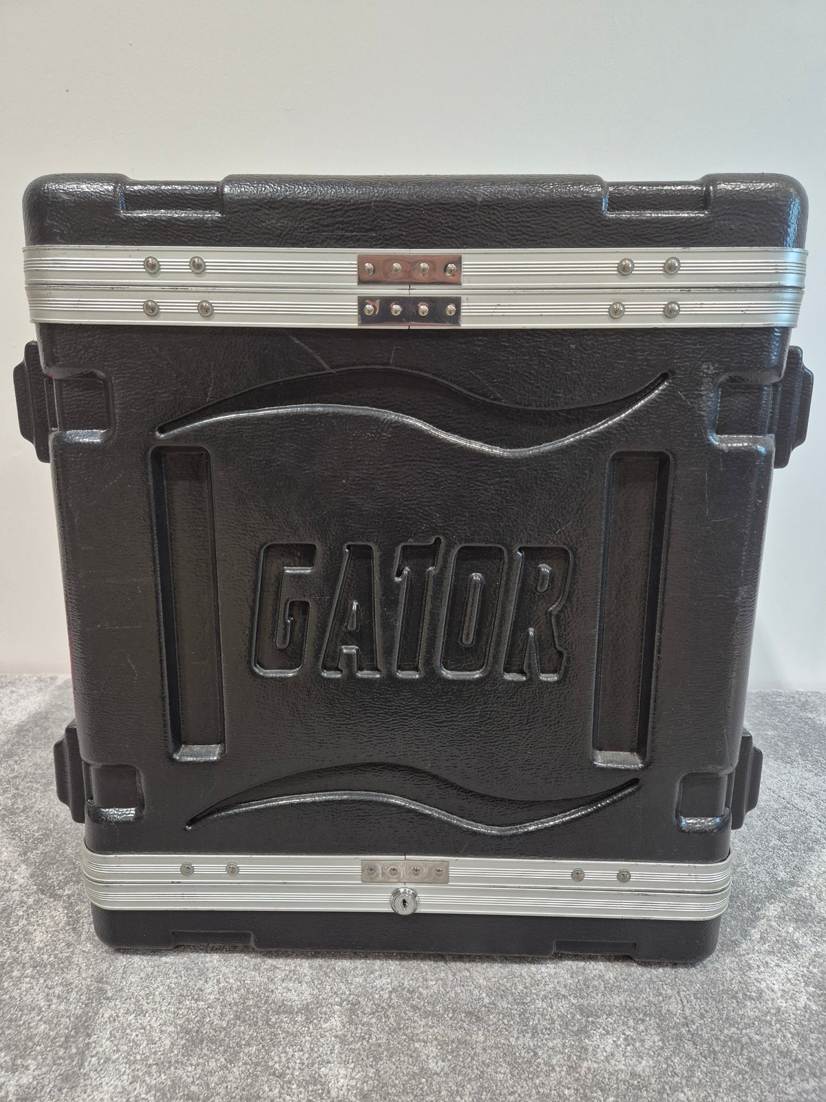 Gator 8u - Black Plastic / Metal Rack Mount Flight Case