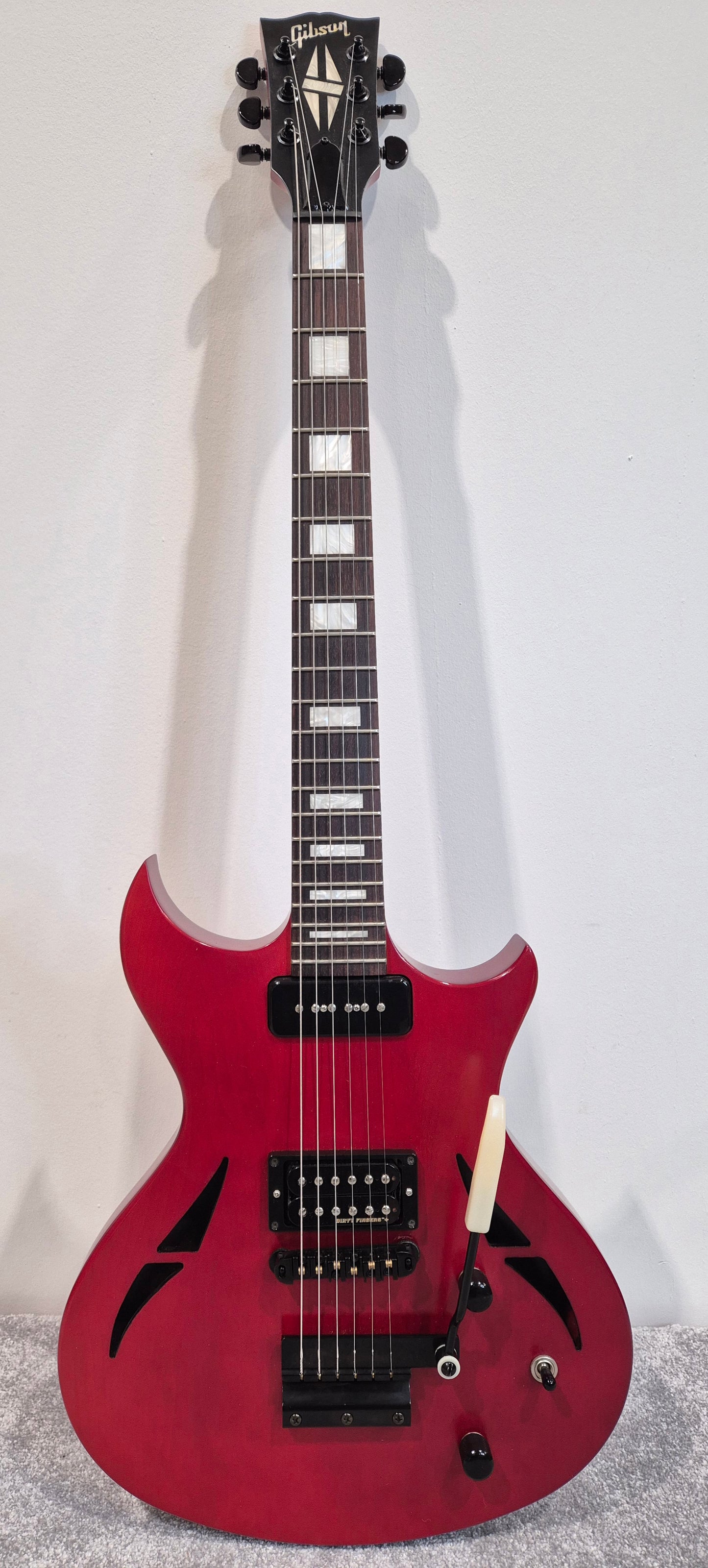 Gibson N-225 - Semi-Hollow Electric Guitar - Cherry Red - Made in USA