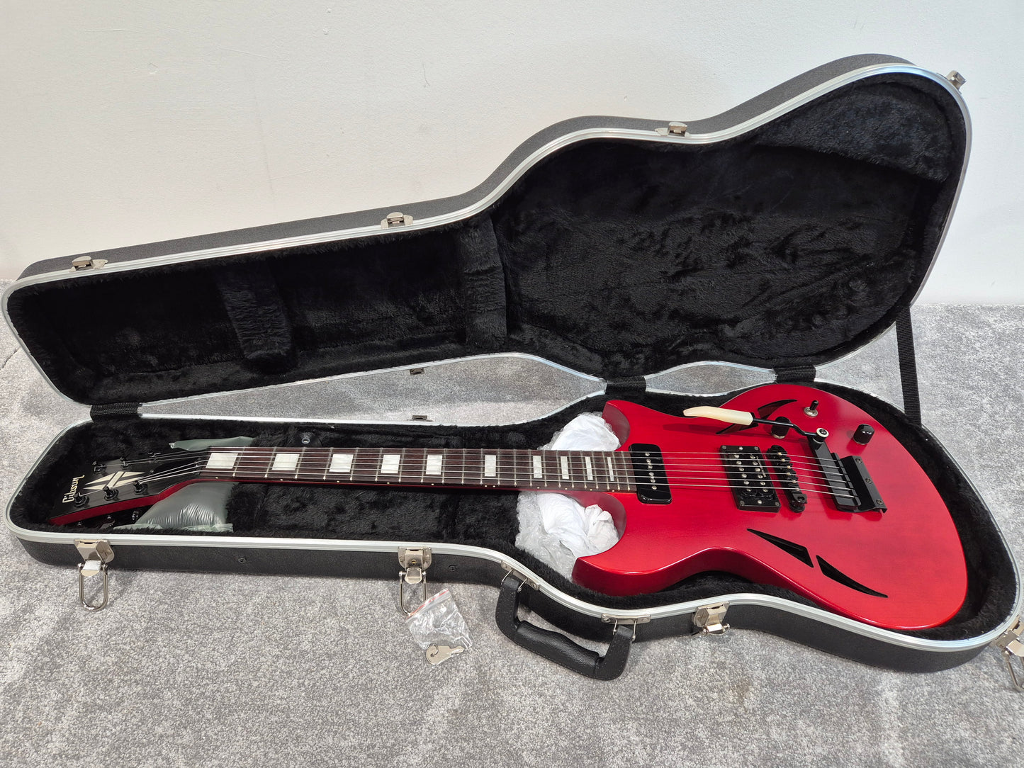 Gibson N-225 - Semi-Hollow Electric Guitar - Cherry Red - Made in USA