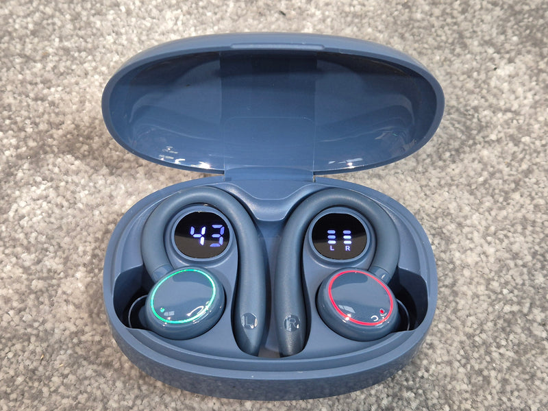 Pefupew C6 - Wireless In Ear Headphones - Blue - Image 1