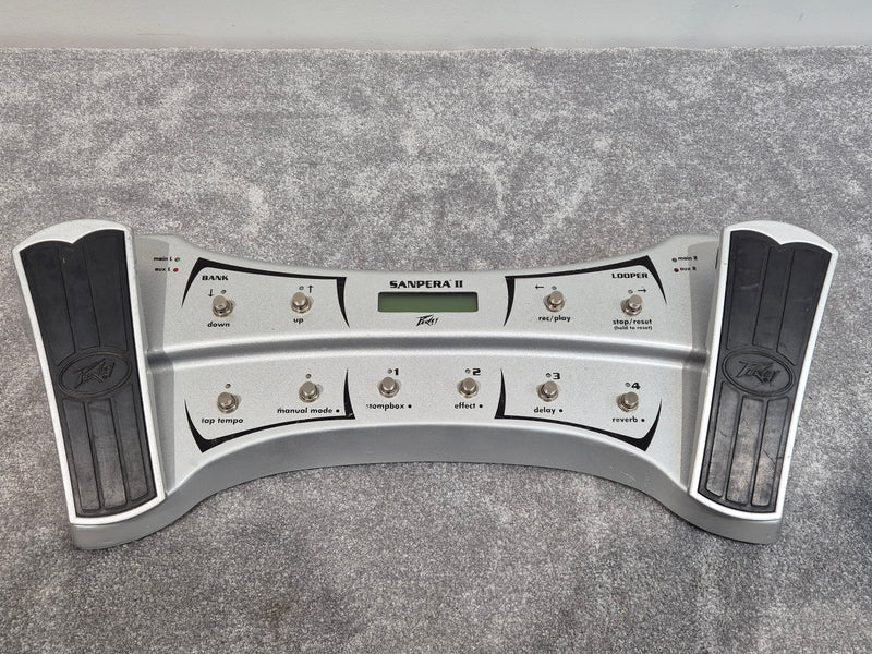 Peavey Sanpera 2 Vypyr  Footswitch - Foot Controller with 10 Footswitches and Dual Expression Pedals - Image 1