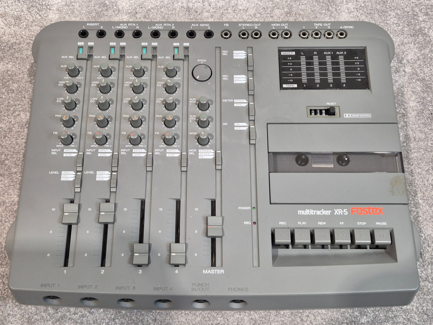 Fostex XR-5 - Four Input Multitrack Tape Recorder