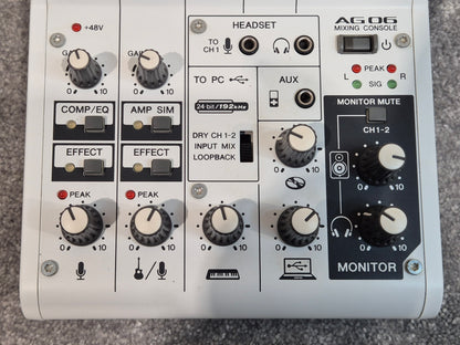 Yamaha AG06 Interface - Versatile and High-Quality Interface