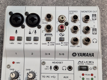 Yamaha AG06 Interface - Versatile and High-Quality Interface