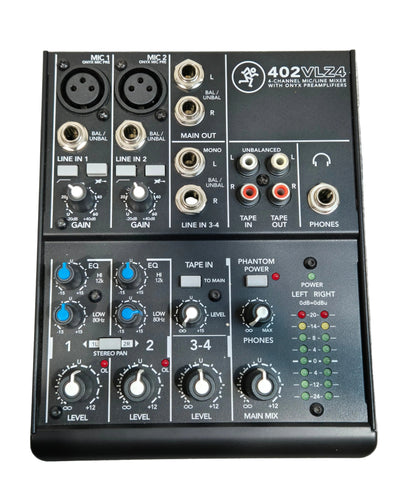 Mackie 402VLZ4 - 4-channel Compact Analogue Mixer