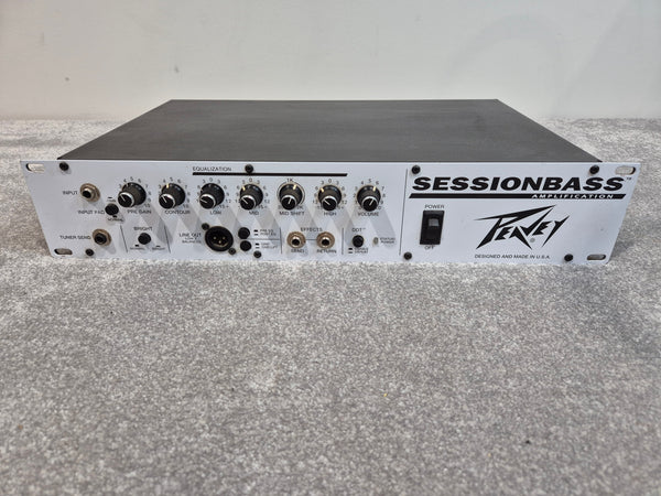 Peavey Session Bass 200 watt Amp Head - Solid-State Amplifier - Made in USA