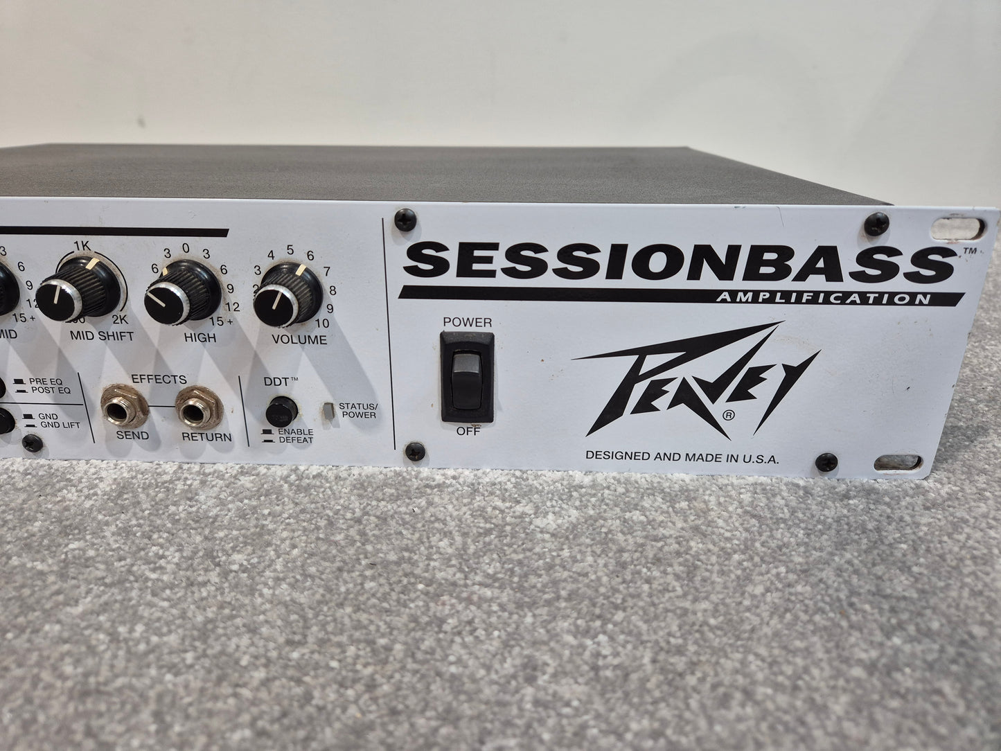 Peavey Session Bass 200 watt Amp Head - Solid-State Amplifier - Made in USA