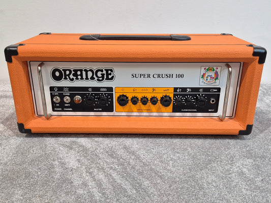 Orange Super Crush 100 - Solid-State Guitar Amplifier Head
