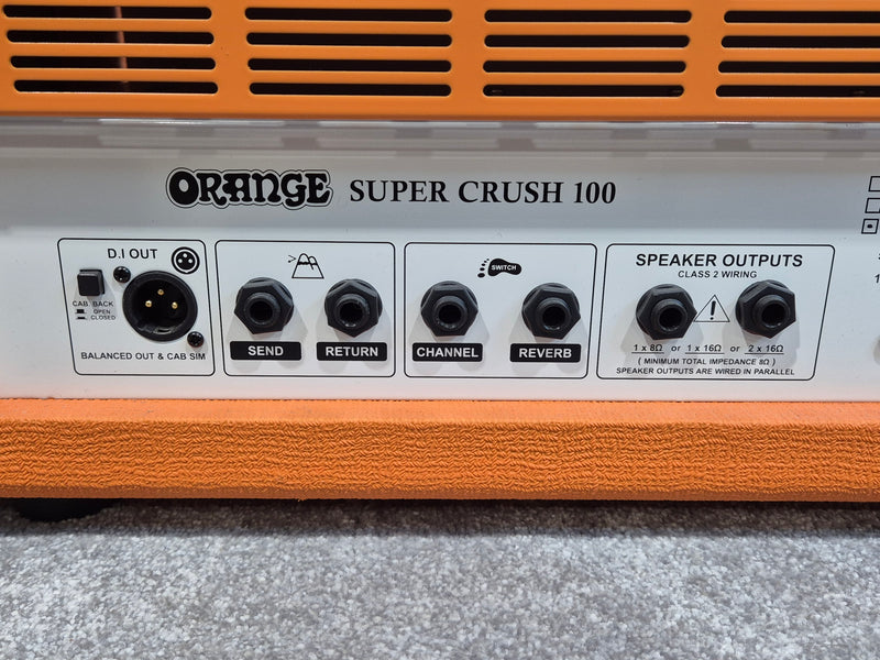 Orange Super Crush 100 - Solid-State Guitar Amplifier Head - Image 7