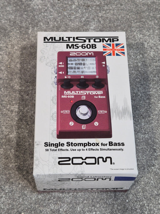 Zoom Multistomp MS-60B - Versatile and Powerful Multi-Effects Pedal