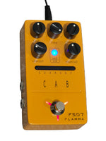 Flamma FS07 Cab – Compact Cabinet Simulation Pedal, Yellow – Mint w/ Manual & Original Box - Image 1