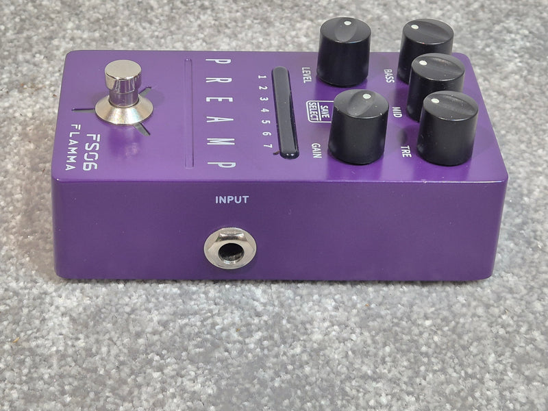 Flamma Preamp FS06 - Digital Preamp Pedal - Purple With Original Box - Image 4