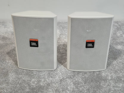 JBL Control 23 - Compact Two-Way Loudspeakers - White - Open Box New