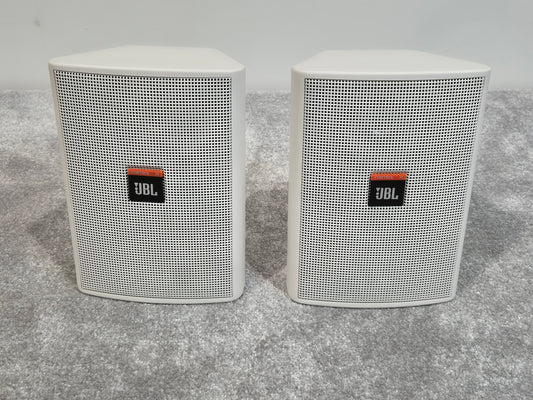 JBL Control 23 - Compact Two-Way Loudspeakers - White - Open Box New