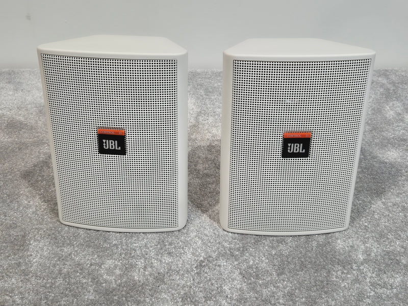 JBL Control 23 - Compact Two-Way Loudspeakers - White - Open Box New - Image 1