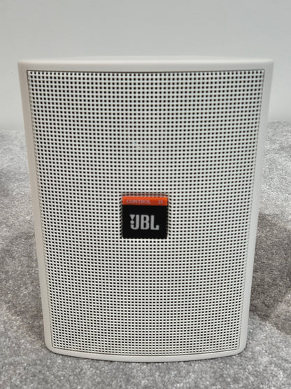 JBL Control 23 - Compact Two-Way Loudspeakers - White - Open Box New
