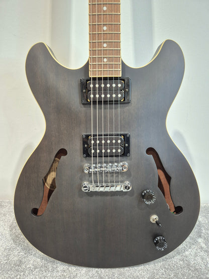 Ibanez AS53-TKF Transparent Black - Semi-Acoustic Guitar w/ Original Box