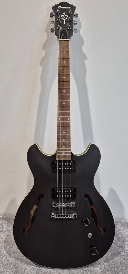 Ibanez AS53-TKF Transparent Black - Semi-Acoustic Guitar w/ Original Box