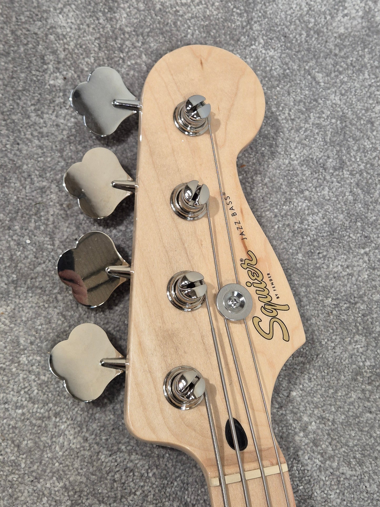 Squier Paranormal Series 54 Jazz Bass - Black and Gold w/ Soft Gig Bag
