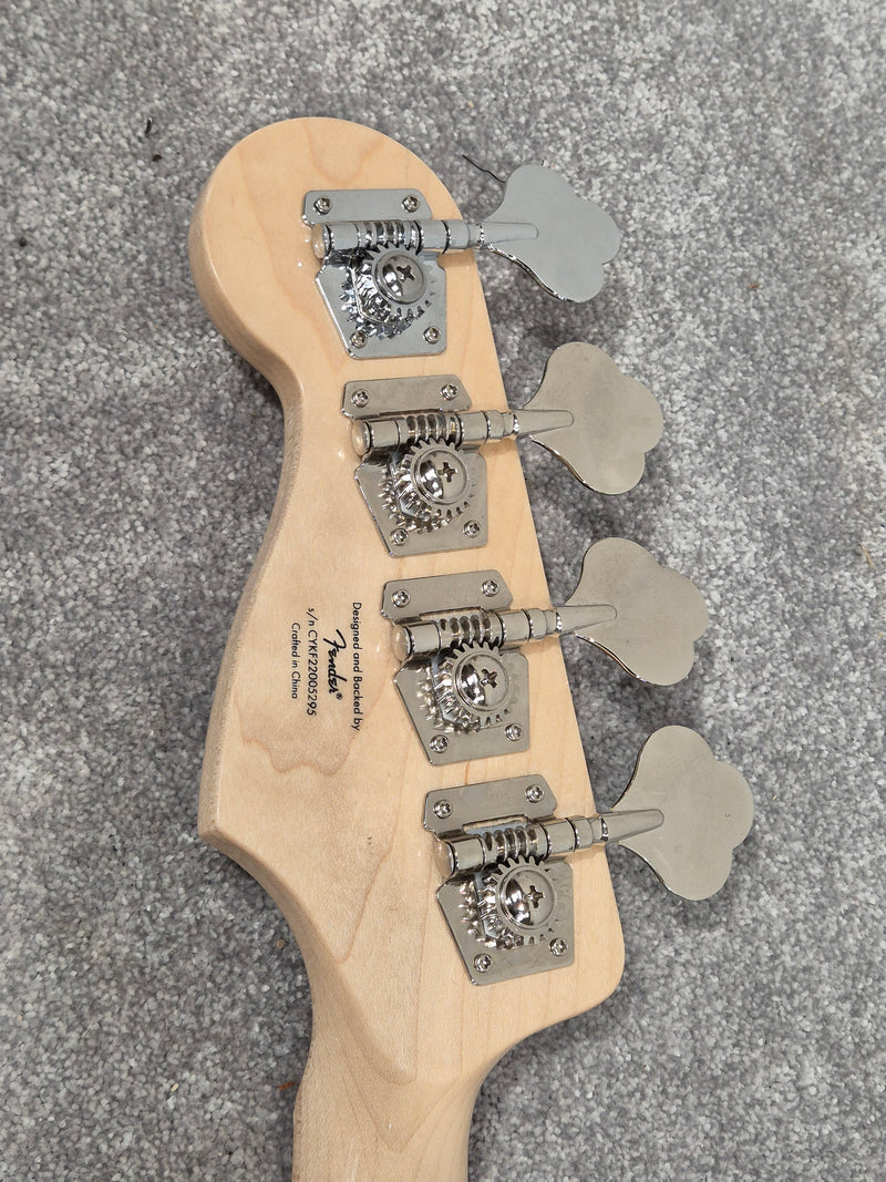 Squier Paranormal Series 54 Jazz Bass - Black and Gold w/ Soft Gig Bag - Image 7