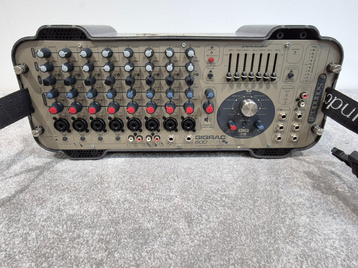 Soundcraft GigRac 600 Mixer - Integrated Mixer/Amplifier