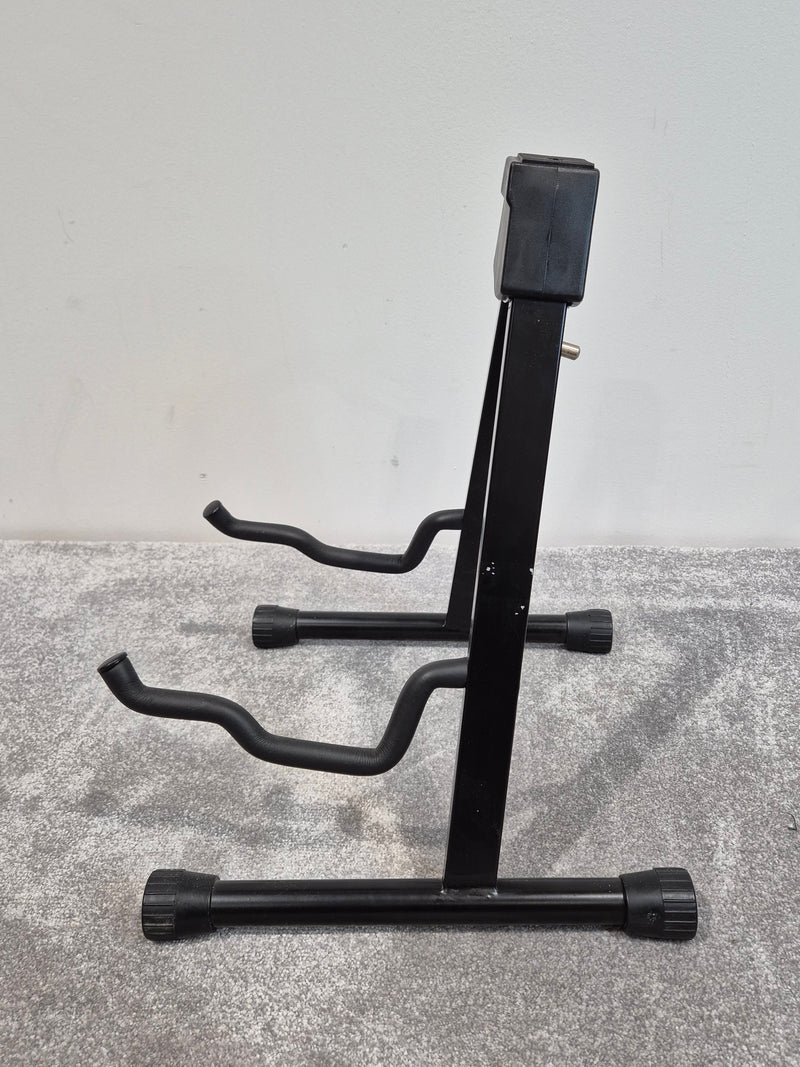 Guitar Stand - Foldable and Compact Guitar Stand - Black - Image 2