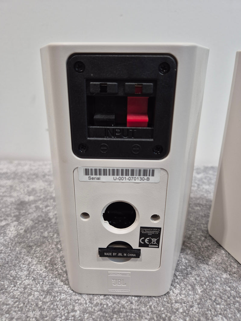 JBL Control 23 - Compact Two-Way Loudspeakers - White - Image 4