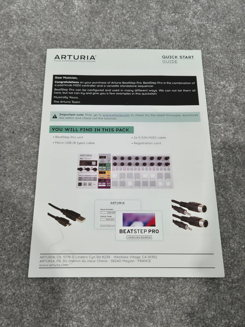 Arturia BeatStep Pro - Versatile Controller and Performance Sequencer w/ Original Box - Image 10