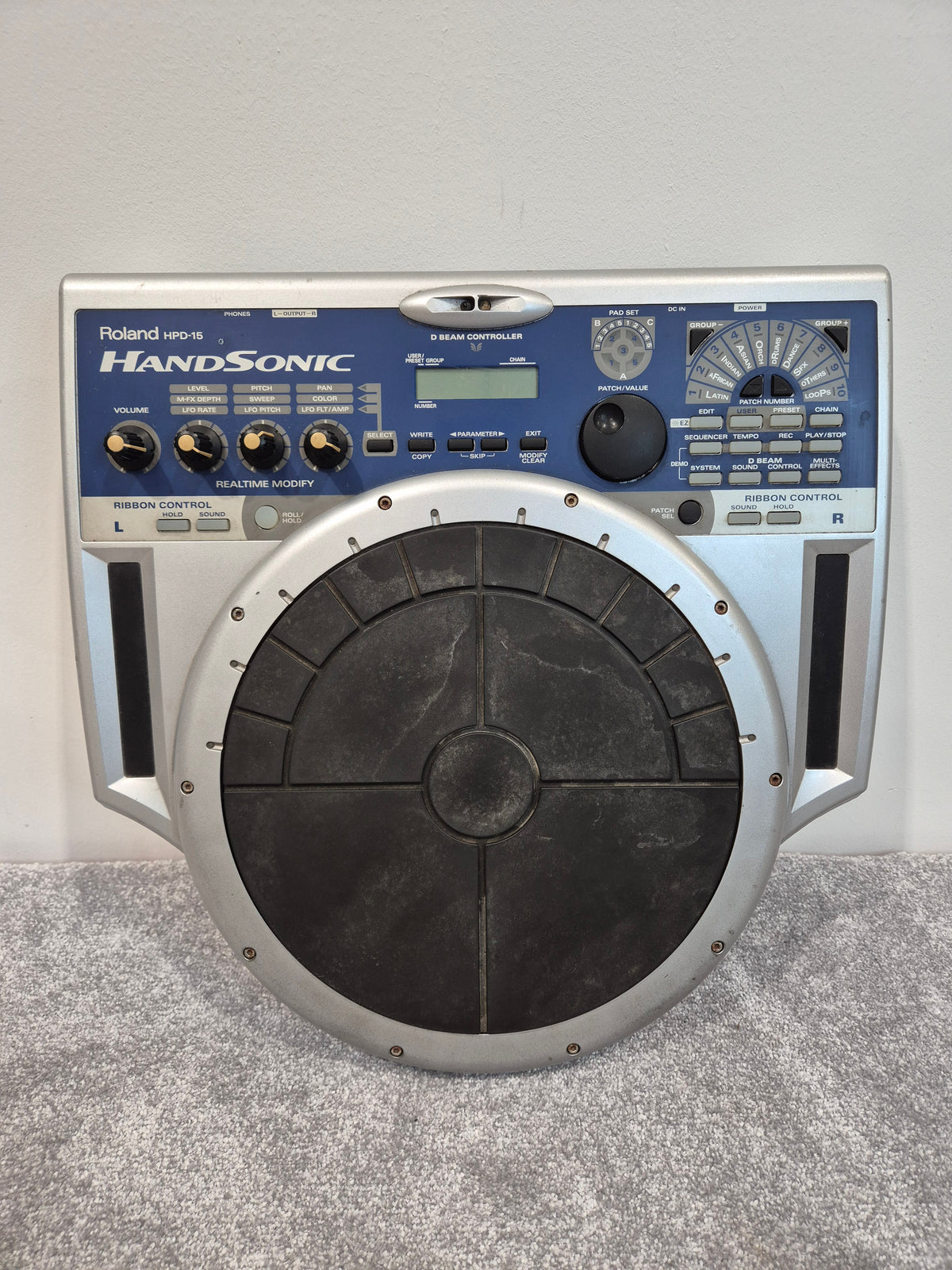 Roland HandSonic HPD-15 – Digital Percussion Pad – Good w/ Power Supply