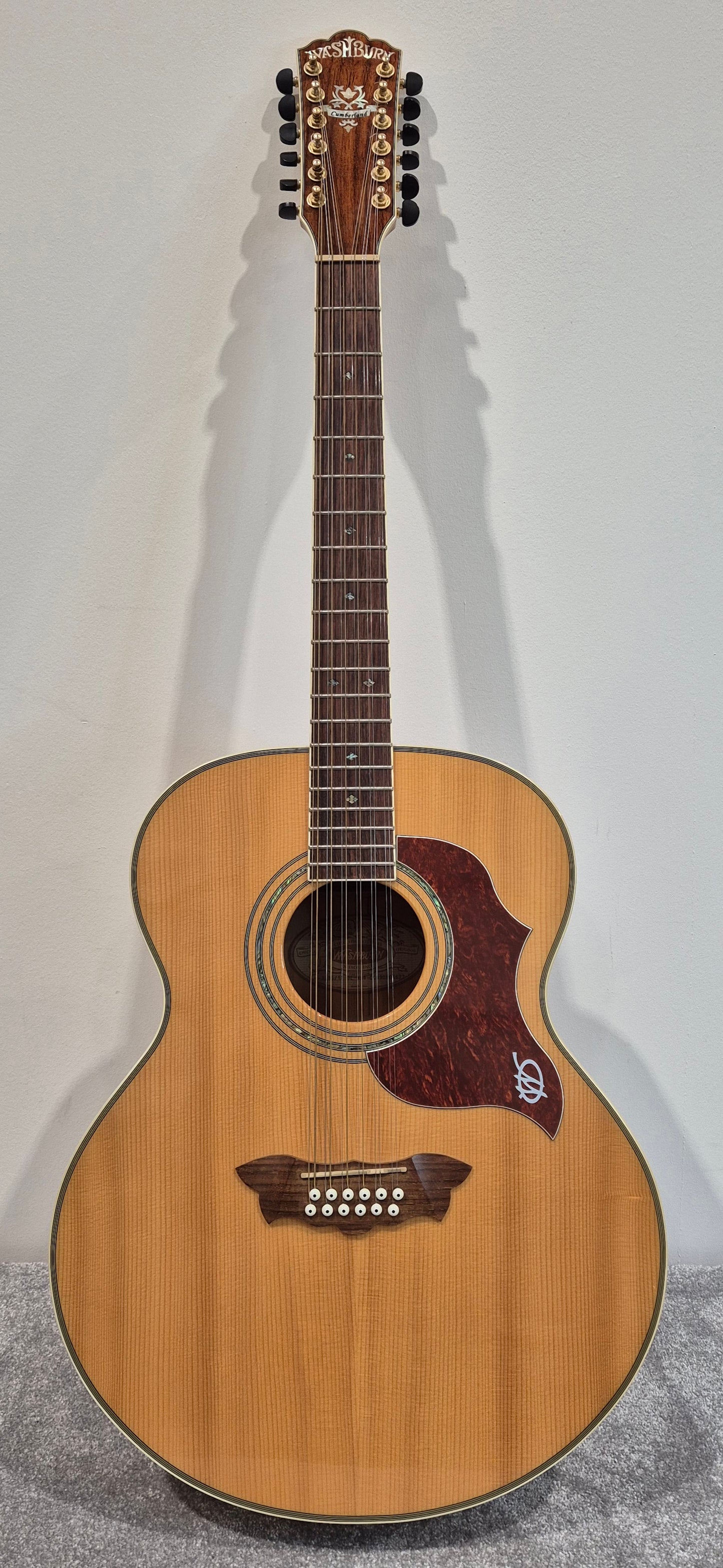 Washburn Cumberland J28S12DL - 12-String Acoustic Guitar w/ Soft Gig Bag